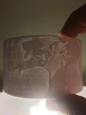 The butts of Overwatch 360 Lithophane