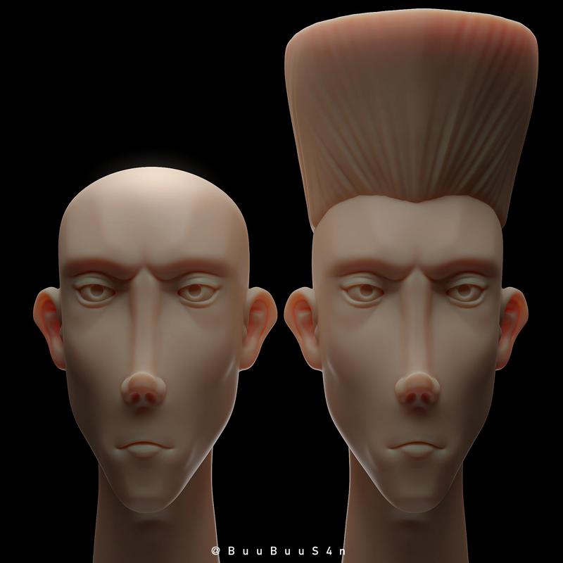 Walker - Head for painting practice