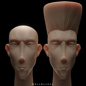 Walker - Head for painting practice
