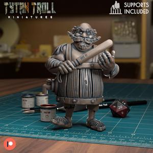 Halfling Barkeep - [Pre-Supported]
