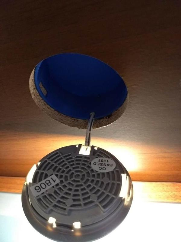 chipboard mount for IKEA OMLOPP led downlights