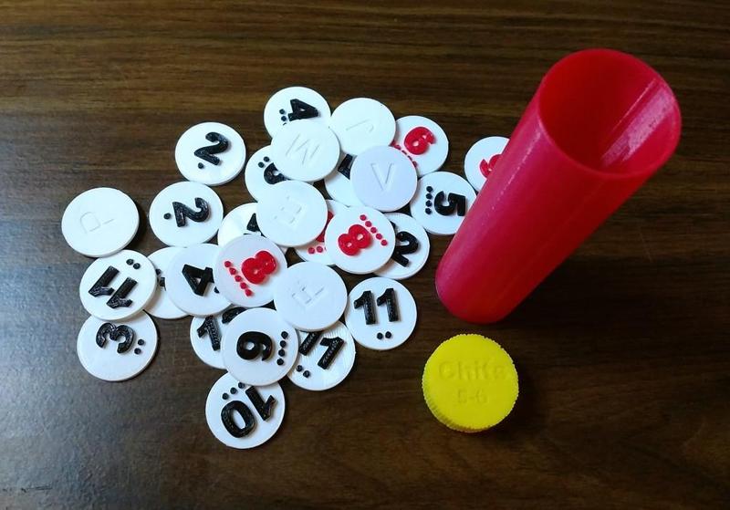 Settlers of Catan - Chit Tube for expansion set