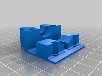 Huxley E3D V6 Hot End Mount with Airflow Fix