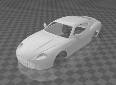 Aston Martin DB7 Zagato Body 2002 – Divided Parts for Easy Printing