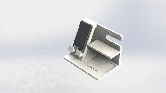 Cell phone charging station