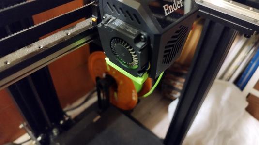 Ender 7 cooling pipe