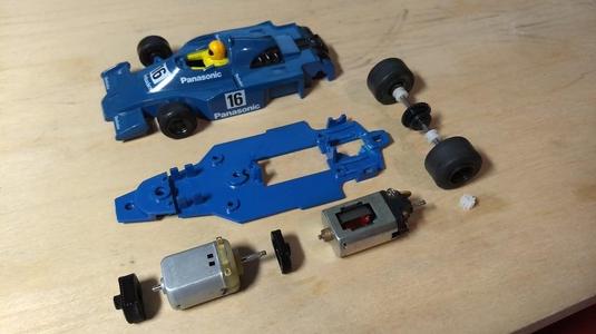 Scalextric Johnson 111 to Mabuchi Motor Adaptor Slot Car