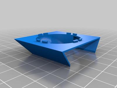 Hot End Fan Shroud for Ender 3 / Ender 3 Pro / CR-10 (remix v3)