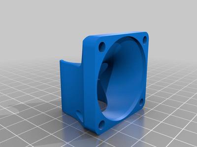 E3D v6 Hotend Heatsink 40mm Fan Duct