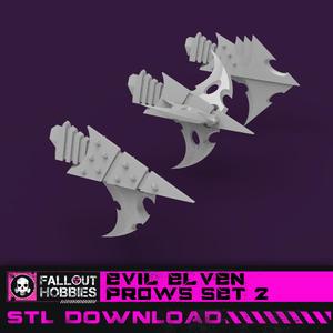 Evil Elven Raider Prows Set 2
