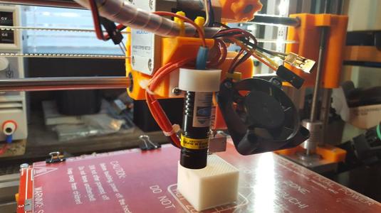 Laser and elektronics holder