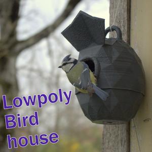 Lowpoly bird house