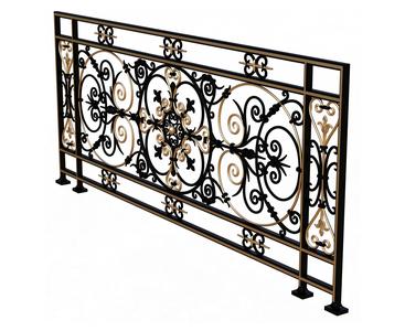 Forging Iron Forged Balcony Railing Baroque