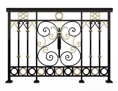Forging Iron Forged Balcony Railing 08