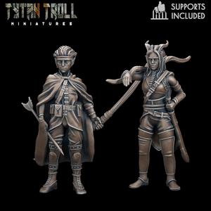 DnD Heroes - Tiefling Rangers [Pre-Supported]