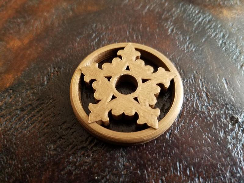 Magic Snowflake 45 RPM Adapter Version 2