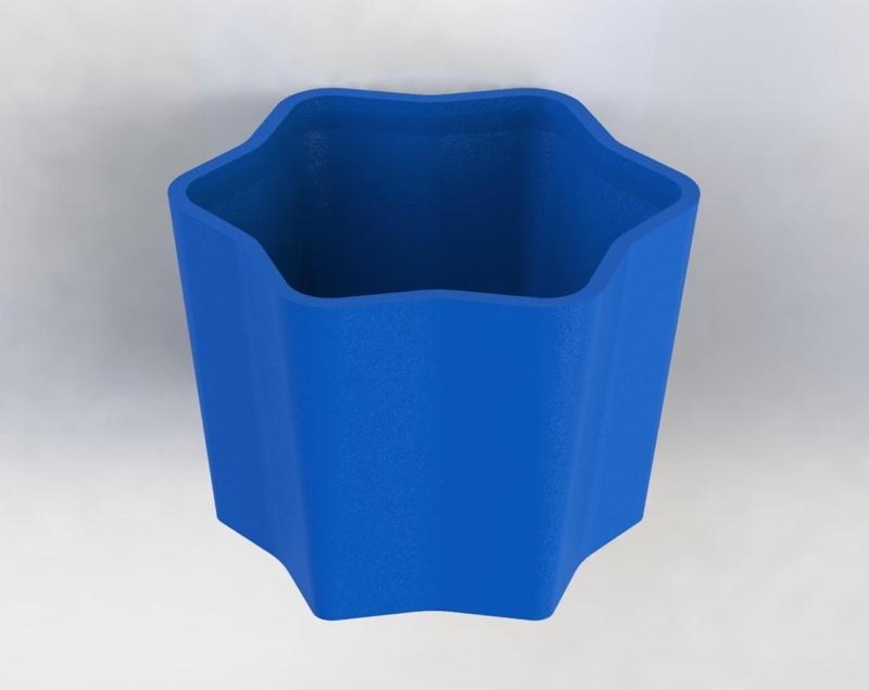 STAR SHAPE TRASH BIN