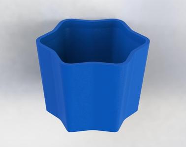 STAR SHAPE TRASH BIN