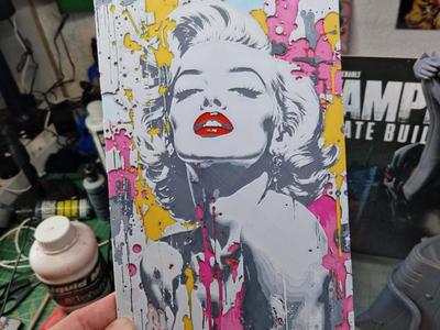 Marilyn Monroe Hueforge Street Art