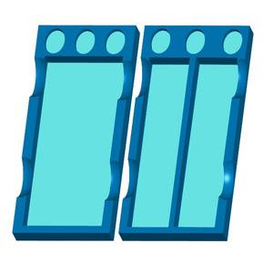 2 New Post It Flag Holders for Module Office Desk Organizer