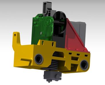Anet A6 Titan extruder carriage remix