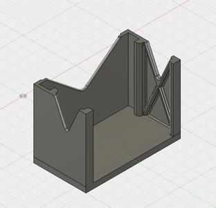 Drawers support template - Support tiroirs gabarit - 1U