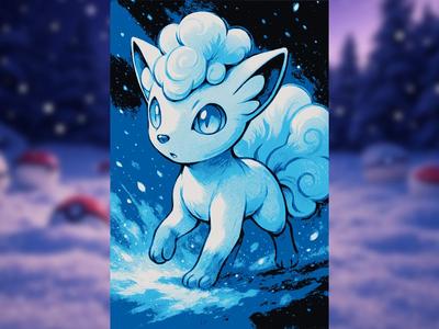 Pokemon Alolan Vulpix - Hueforge