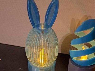 Easter bunny with light