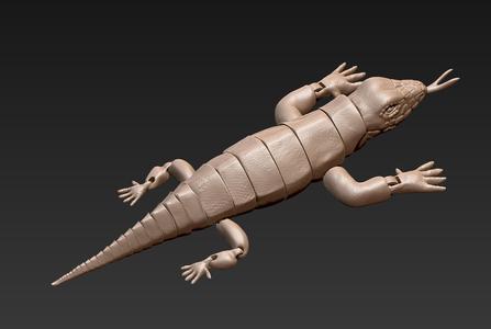 Komodo Dragon 3D print model