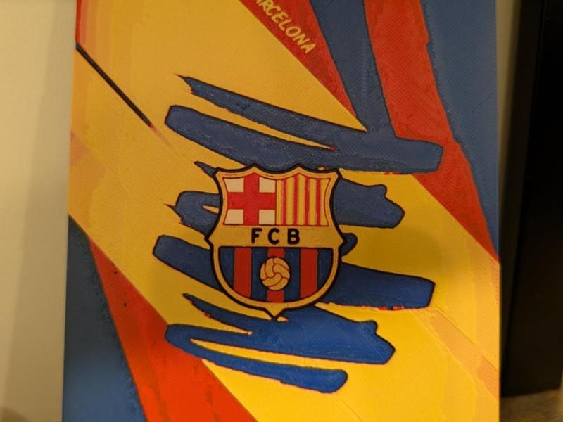 FC Barcelona HueForge