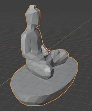 BUDDAH LOW POLY
