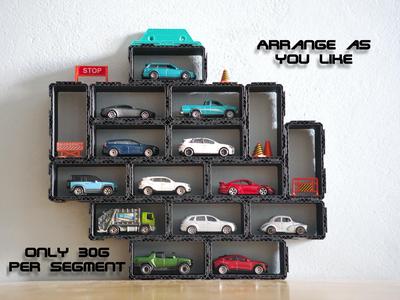 Hot wheels / matchbox box (fast, easy print)