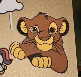 King Lion Topper Cake