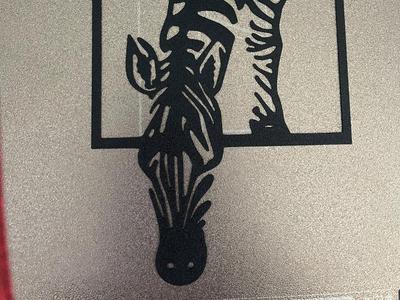 zebra wall art