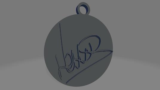 Lando Norris Signature Keychain