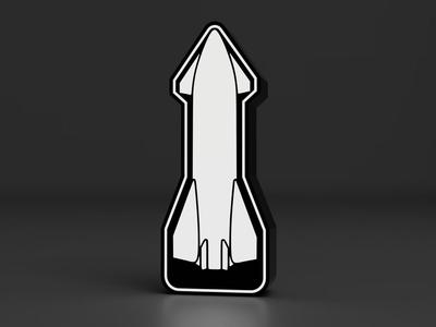 SpaceX Starship LED LightBox