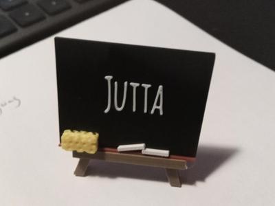 School Start Name Tags Sign