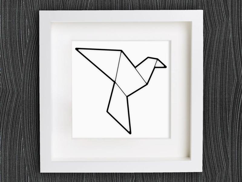 Customizable Origami Dove / Pigeon