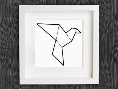Customizable Origami Dove / Pigeon