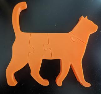 Cat puzzle for kids