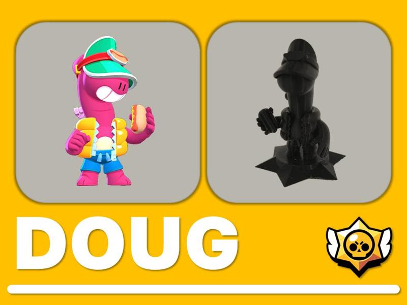 Doug brawl stars figurine