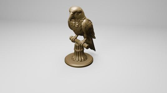 Realistic Parrot 3D Model STL – Tropical Bird for 3D Printing