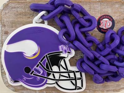 Minnesota Vikings Helmet Hype Chain