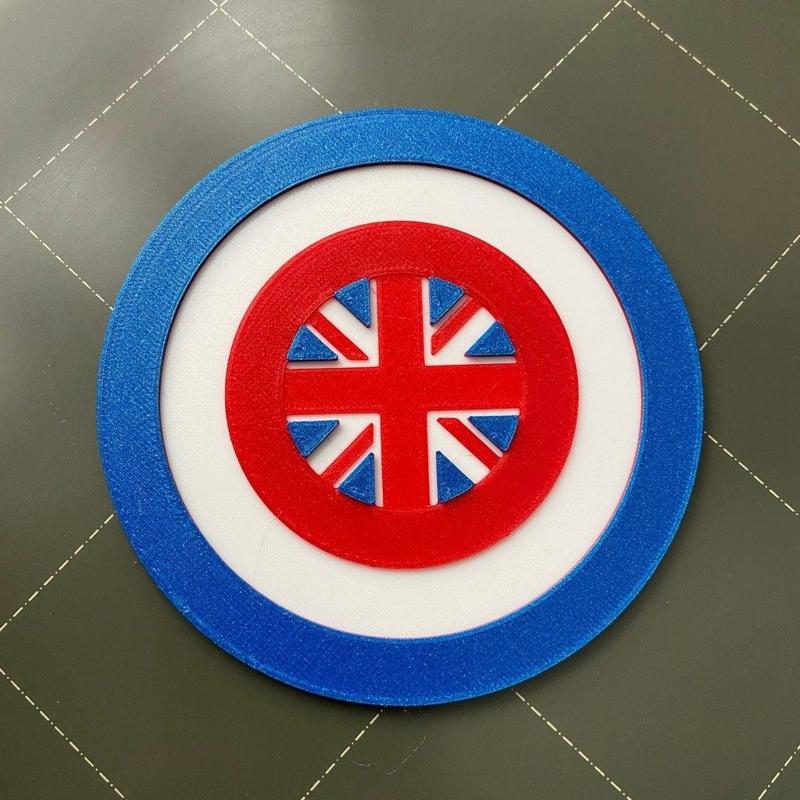 Captain Carter Shield Coaster