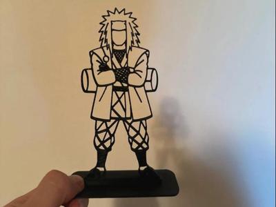 Jiraya-Naruto line art