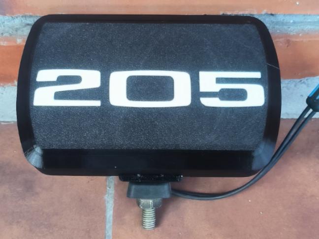 Cibie Iode 35 headlight cover // Peugeot 205