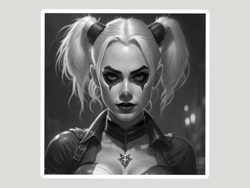 Harley Quinn Hueforge Wall Art
