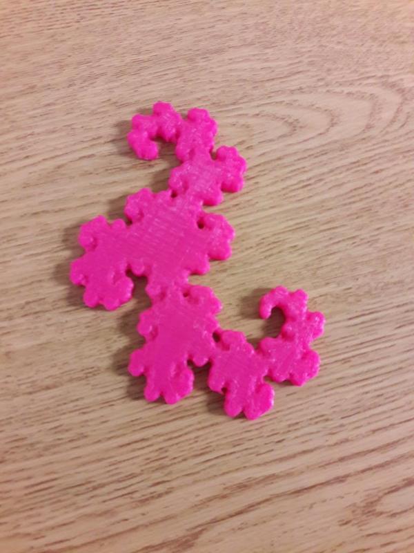 Dragon Fractal Pendant