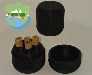 Portable cigarette filter holder / pocket ashtray 