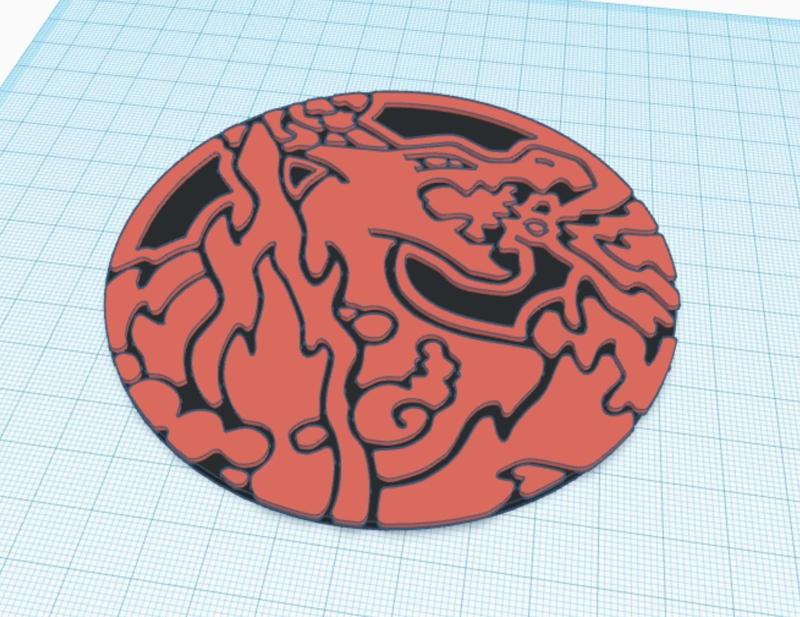 Gigantamax Charizard coaster